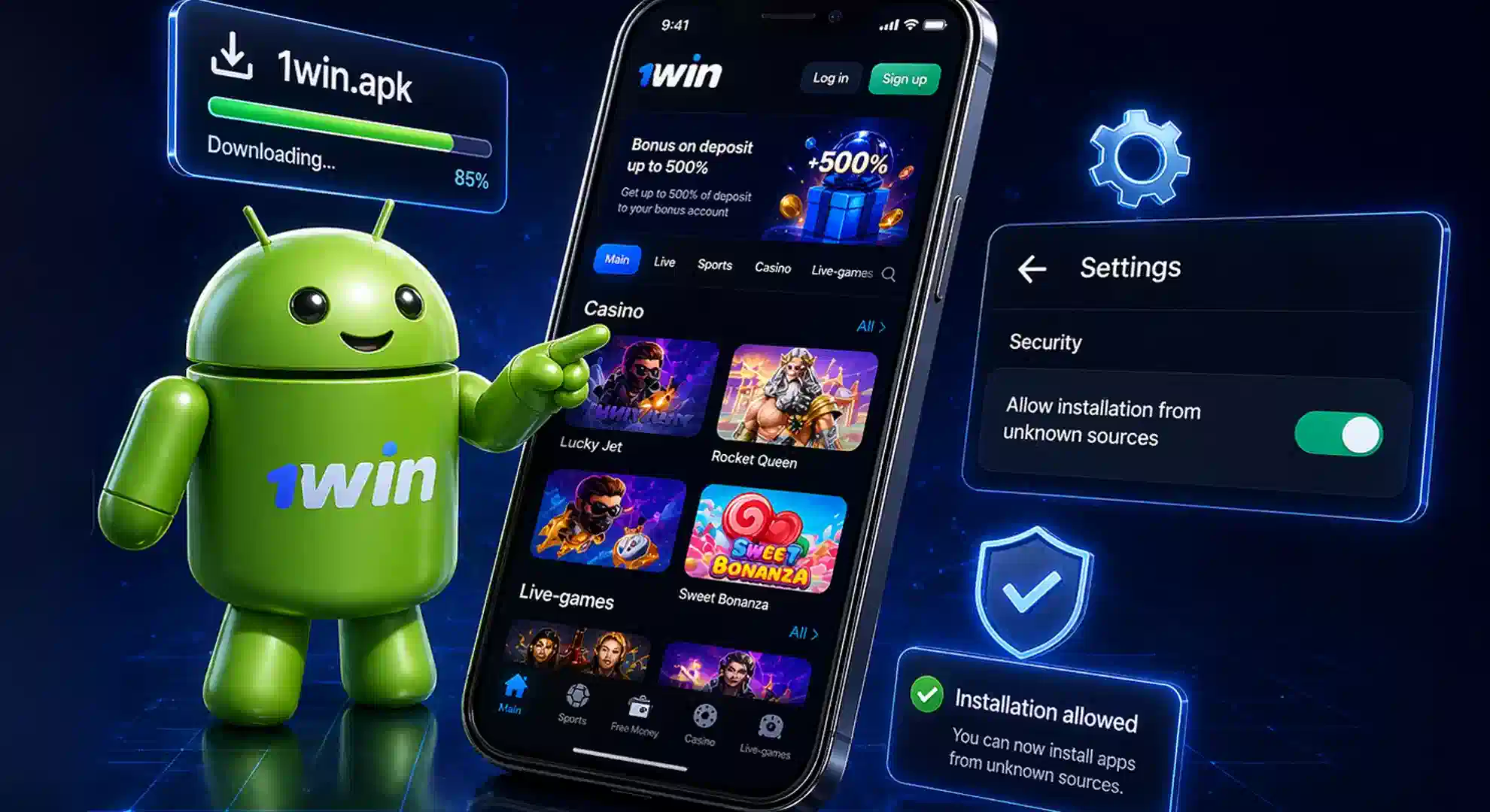1win APK Download Latest Version for Android