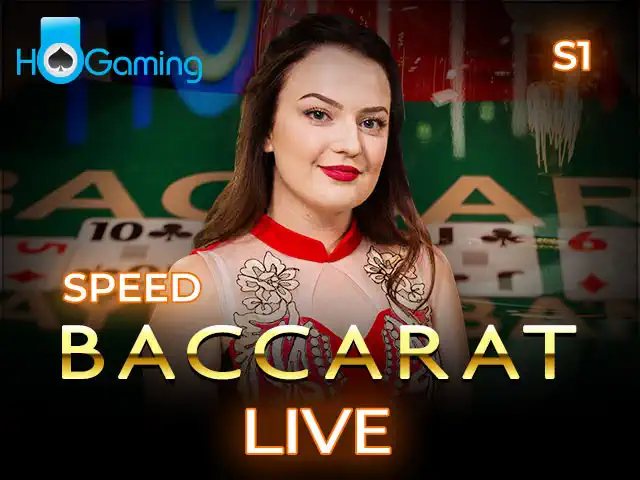 S1 Speed Baccarat — Fast Baccarat 1win with Real Dealer!
