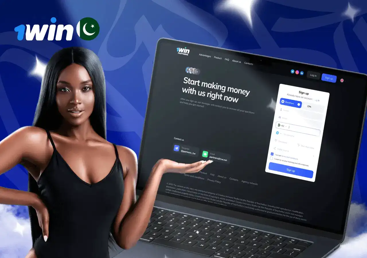 Get affiliate 1win program support