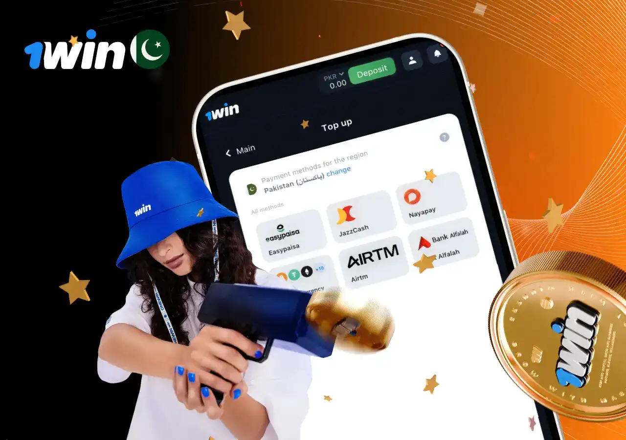 Payment options in the 1win app