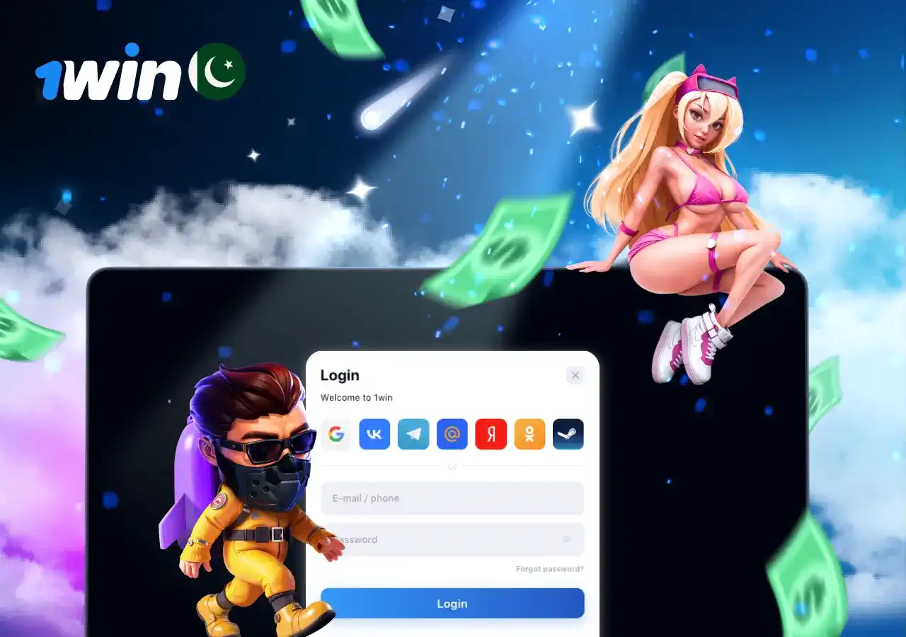 Easy log in to 1win app