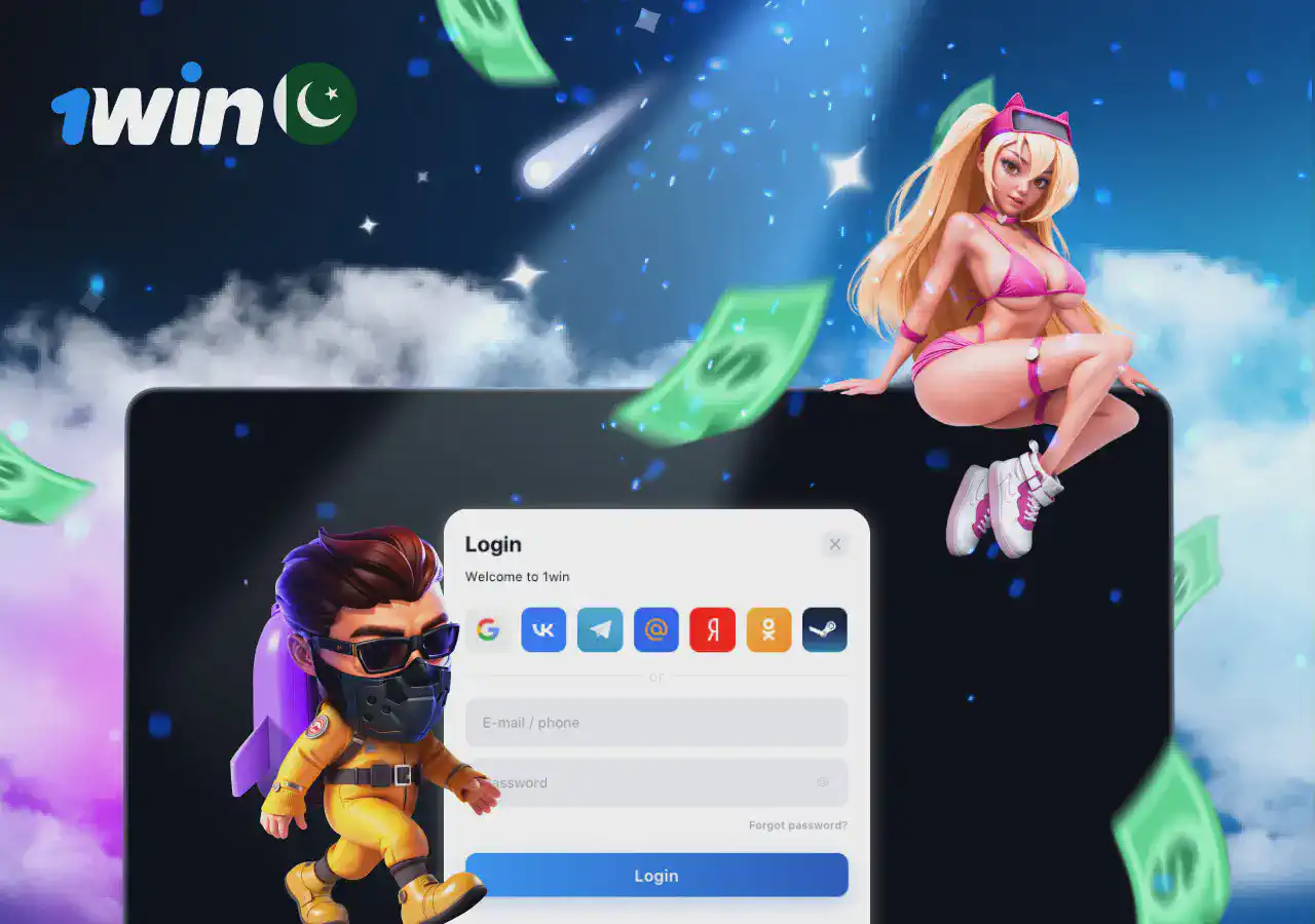 Easy log in to 1win app