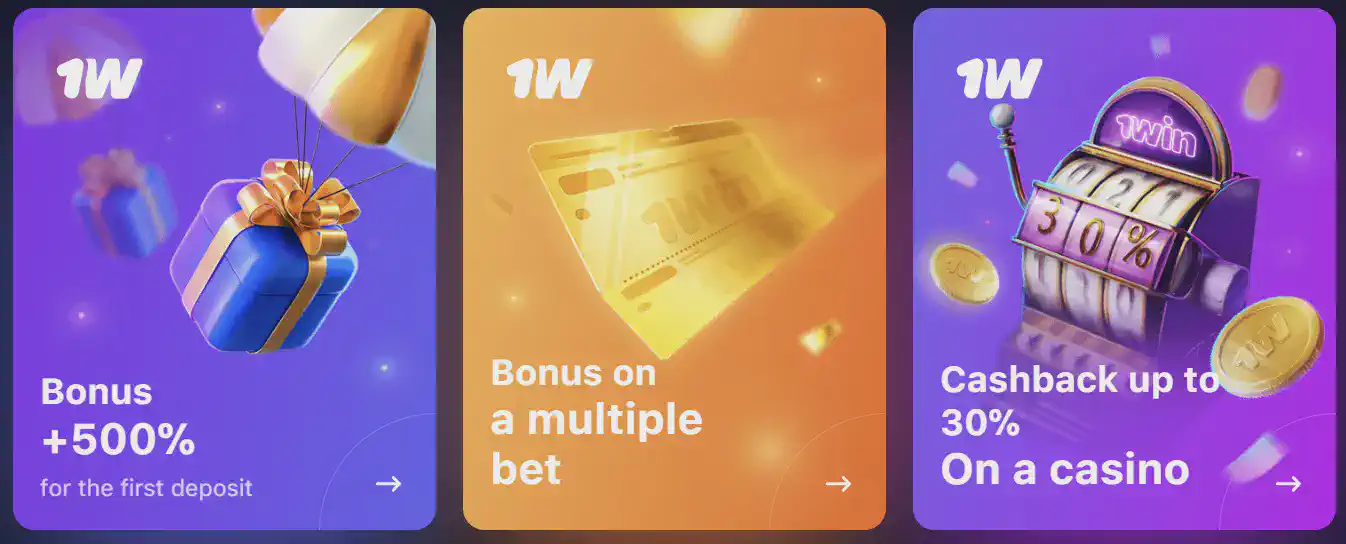 1win casino games bonuses
