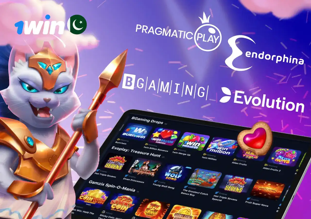 Popular 1win game providers